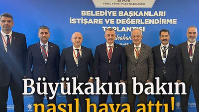 Büyükakın bakın nasıl hava attı!